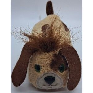 2009 Hasbro FurReal Friends Flurry Frenzies Motorized DOG Tan & Brown Spots